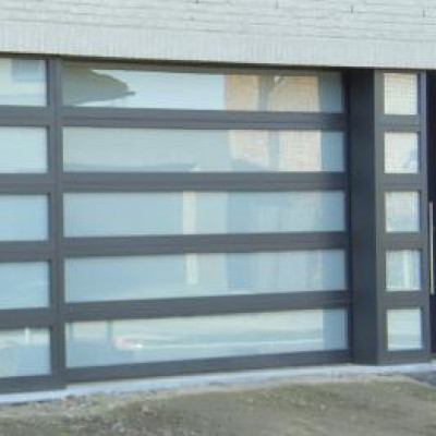 Glaspoorten - Garage poorten,sectionale poorten privé batibouw prijzen