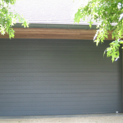 staal stucco of houtnerf Pan 40 - Garage poorten,sectionale poorten privé batibouw prijzen