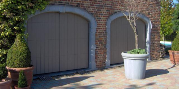Style pastorale - Portes de garage privé